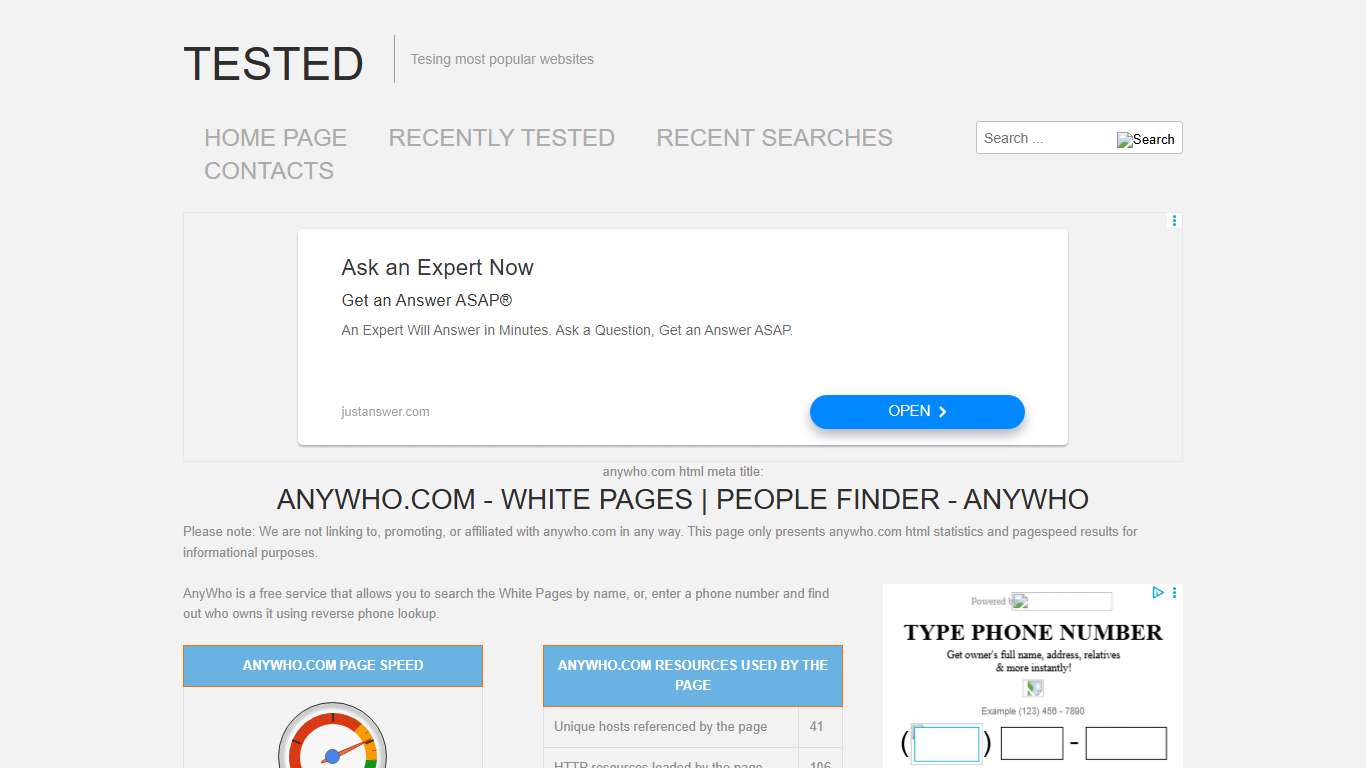 anywho.com White Pages People Finder - AnyWho