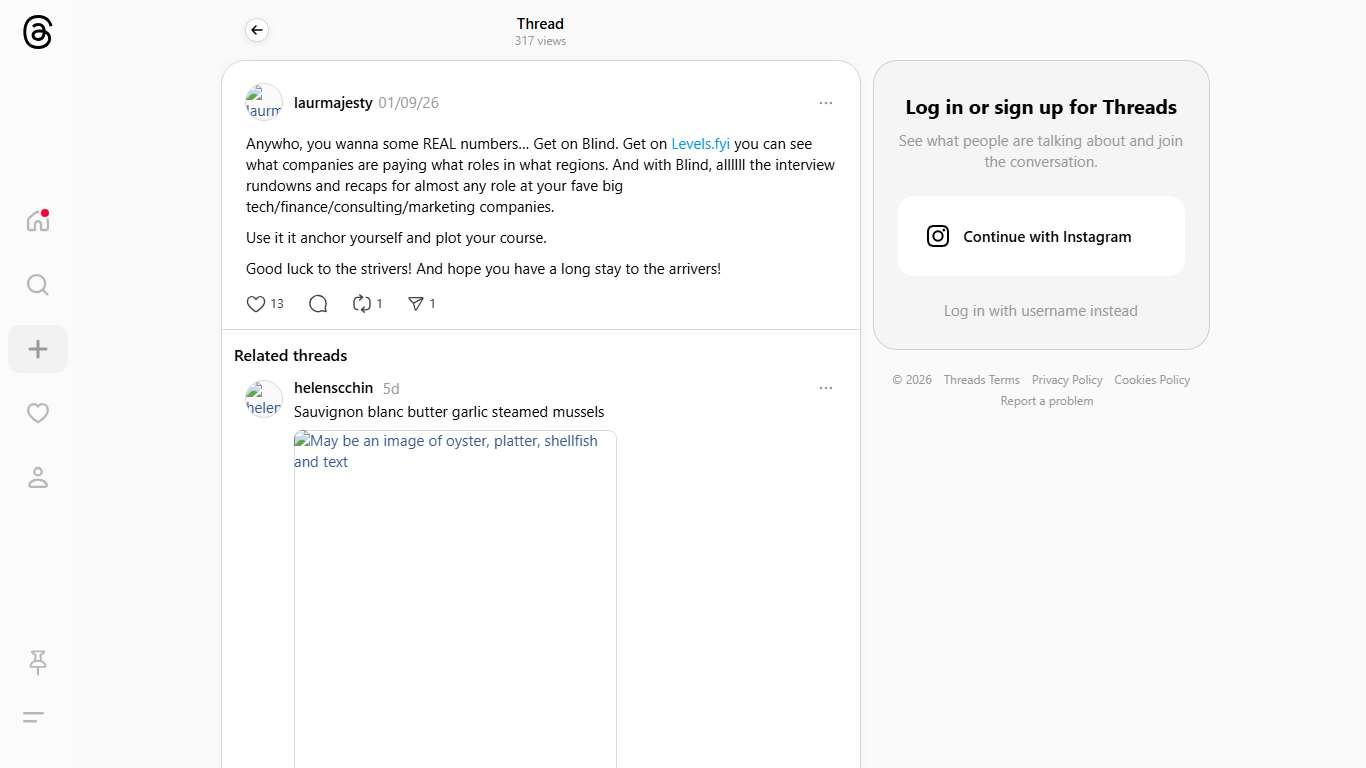 Anywho, you wanna some REAL numbers… Get on Blind. Get on Levels.fyi you can see what companies are paying what roles in what regions. And with Blind, allllll the interview rundowns and recaps for almost any role at your fave big tech/finance/consulting/marketing companies. Use it it anchor yourself and plot your course. Good luck to the strivers! And hope you have a long stay to the arrivers!
